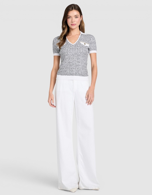 GUESS - Tweed Annabelle Sweater Top