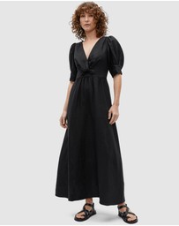 Seed Heritage - Linen Twist Front Midi Dress