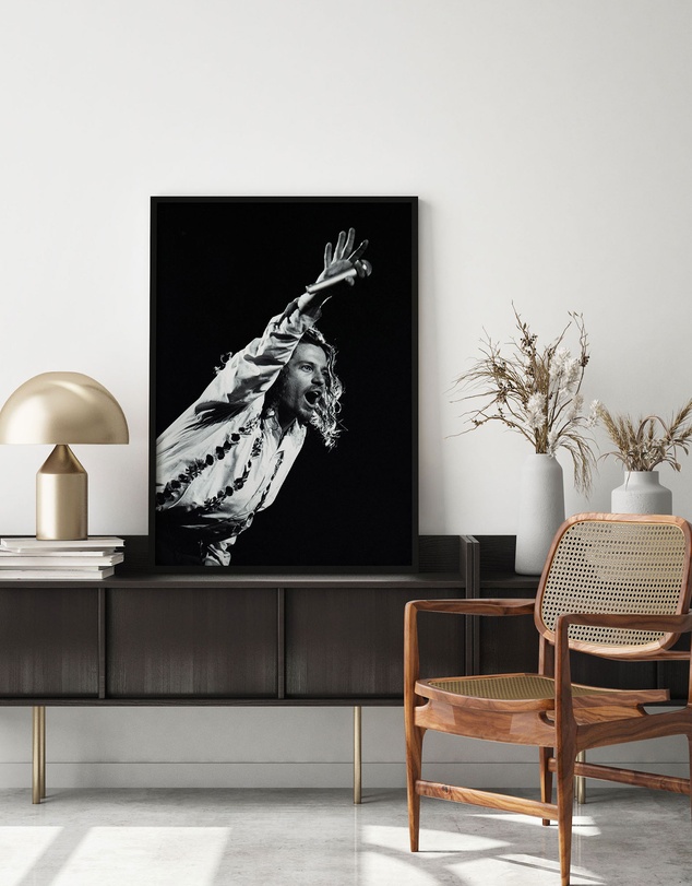 Olive et Oriel - INXS Art Print