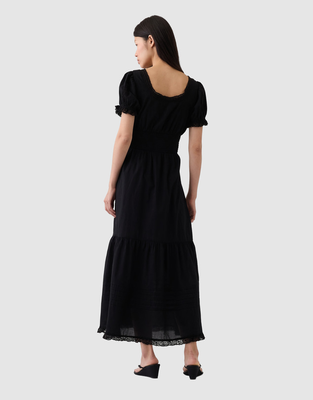 GAP - SS Lace Insert Button Maxi Dress
