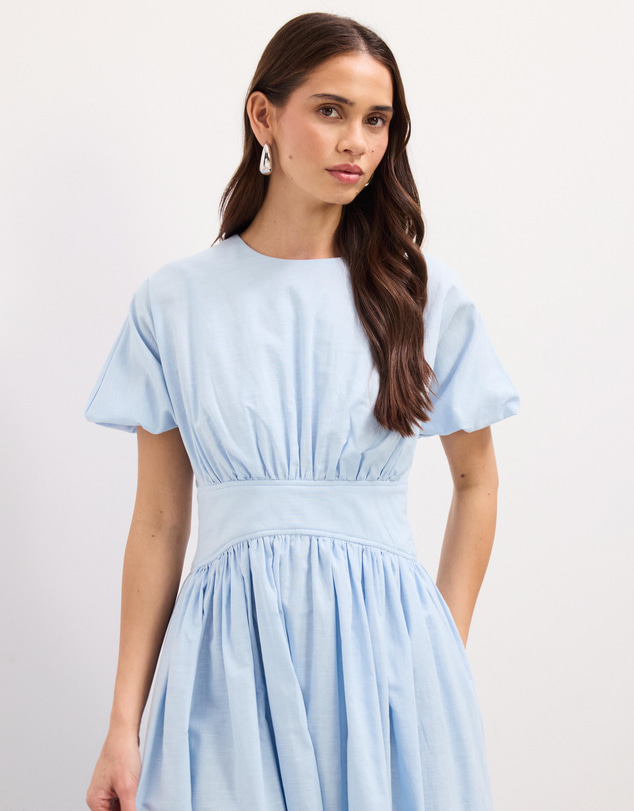 The Fated - Gallery Waisted Midi Dress