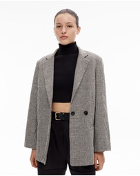 Witchery - Houndstooth Double-breasted Blazer