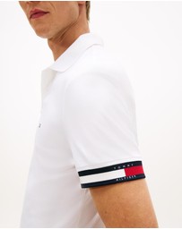Tommy Hilfiger - Slim Fit Interlock Knit Tipped Polo Shirt