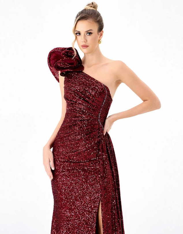 Bariano - Miller Statement Rosette Gown