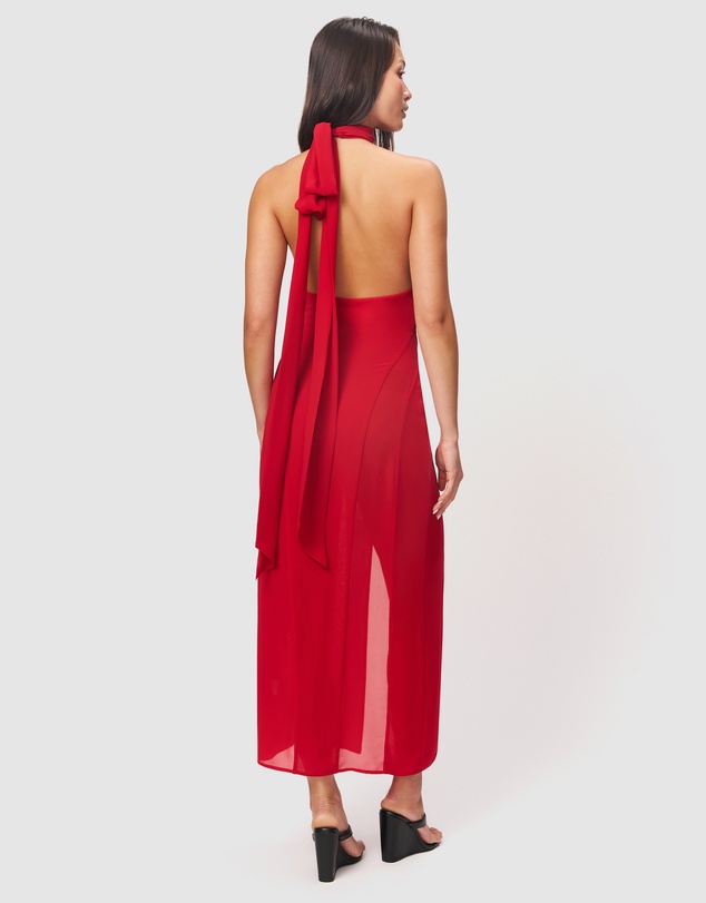 Guizio - Koemi Sheer Panel Dress