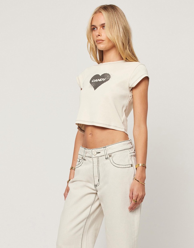Abrand - Candy Cropped Tee