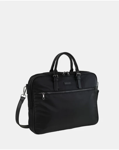 Pierre Cardin - Pierre Cardin Men's Nylon Classic Business Laptop Bag