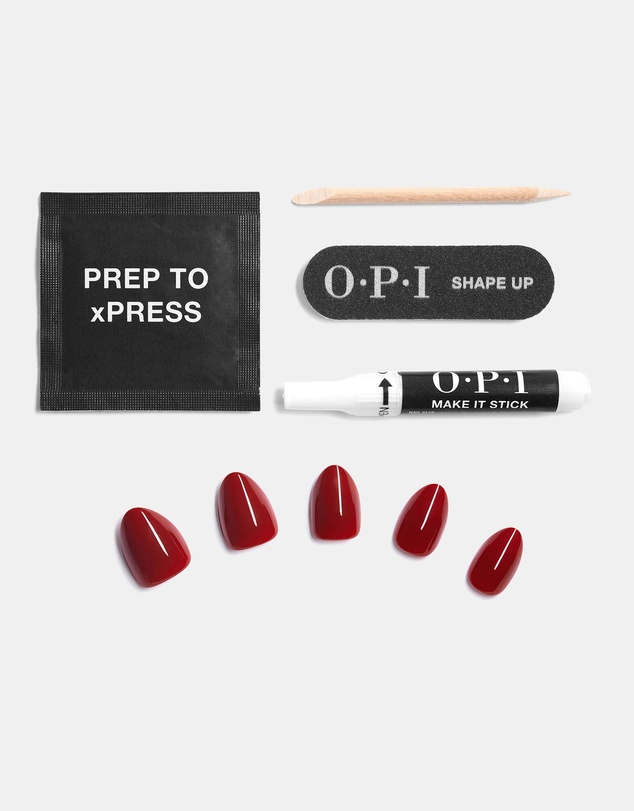 O.P.I - Xpress/On Big Apple Red