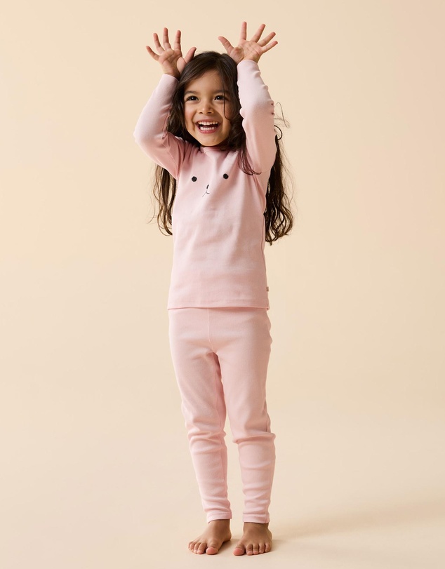 Wilson & Frenchy - Organic Rib Long Sleeved Pyjamas - Kids