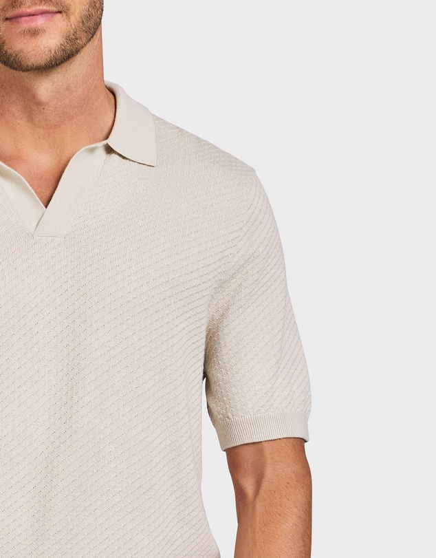 Academy Brand - Jonny Textured Knit Polo