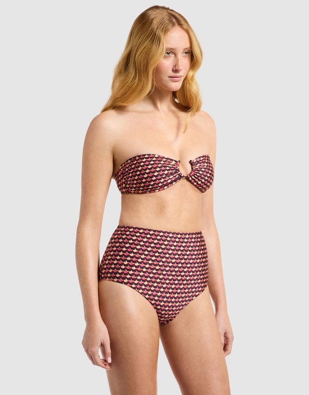 JETS - Coco Geo High Waist Bikini Bottom