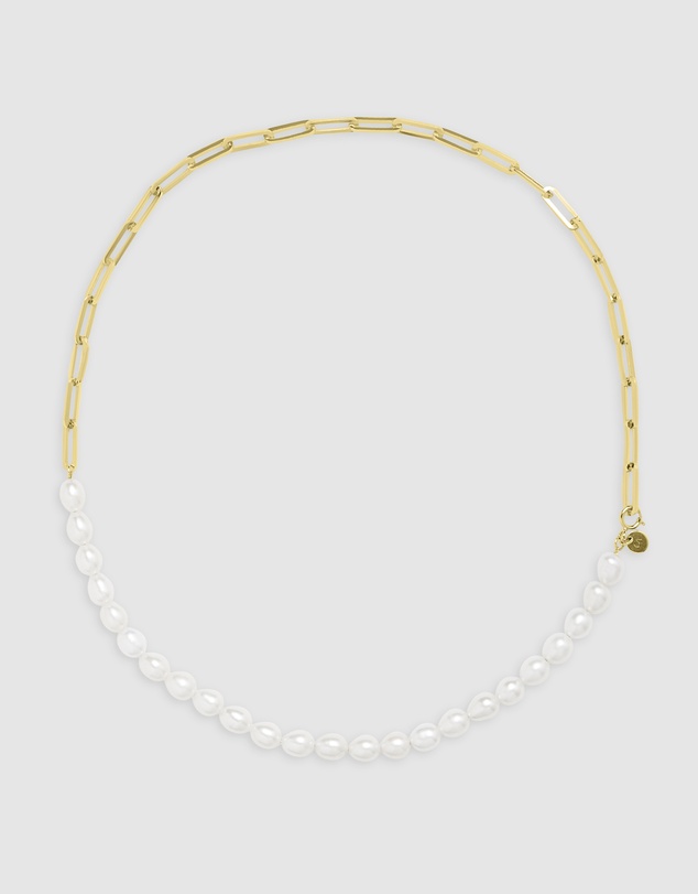 CA Jewellery - Pearl Necklace Gold