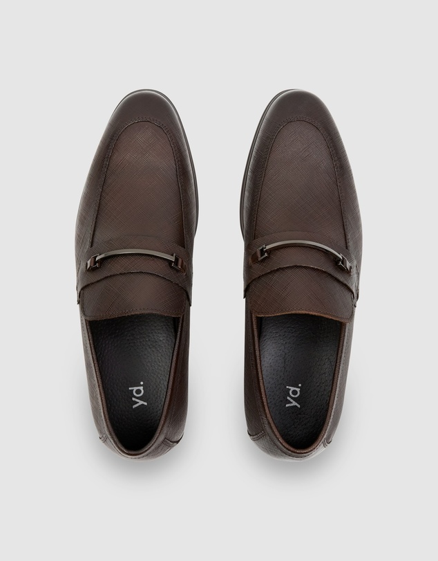 yd. - Riccardo Textured Leather Loafer
