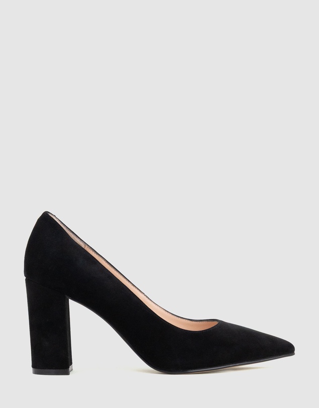 Edward Meller - BRYNLEY85 Block Heel Pointed Pump