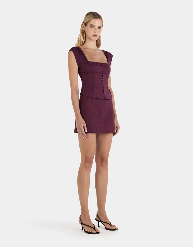 Hansen & Gretel - Kyra Taffeta Mini Skirt