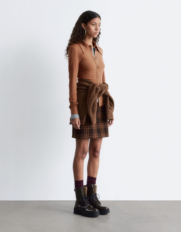& Other Stories - Pointed-Collar Jersey Shirt