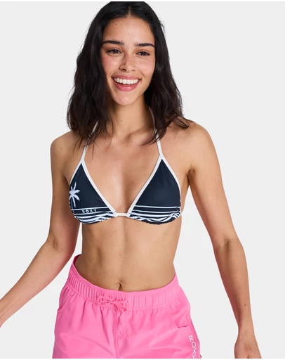Roxy - Womens The Retro Tiki Tri Bikini Top