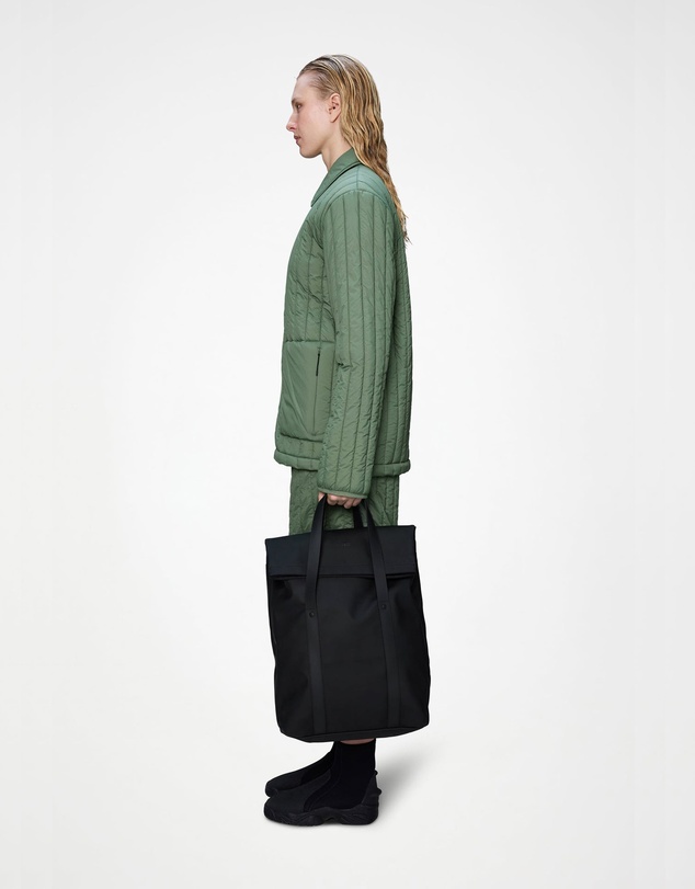 RAINS - 2 Way Tote Backpack Black