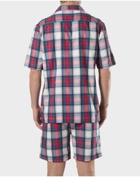 Mitch Dowd - Mitchdowd Mens Check Fam Jam Bamboo Pyjama Set