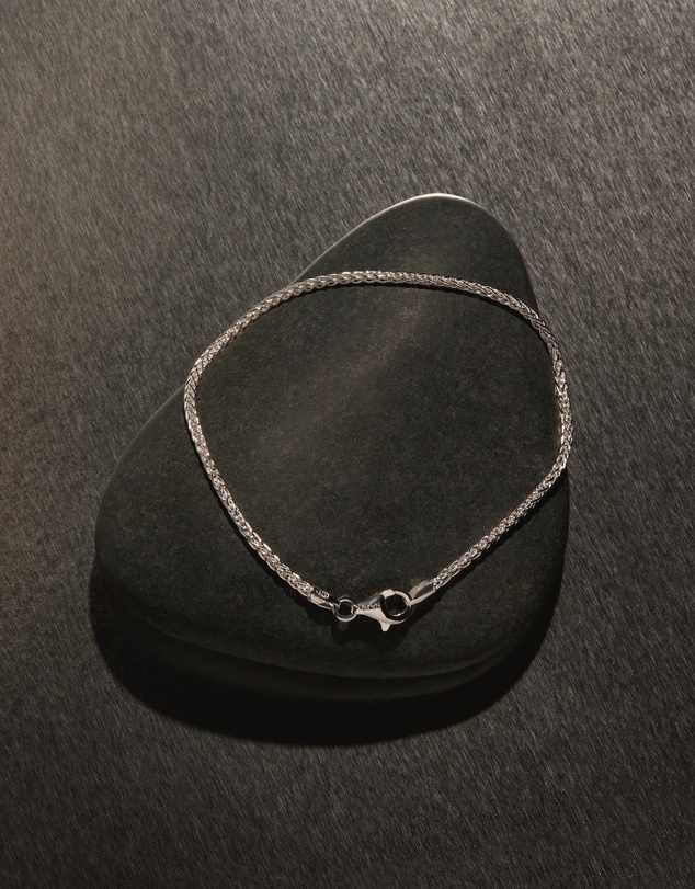 Najo - Kinetic Men's Silver Bracelet (21cm)