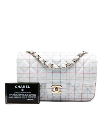 Pre-Loved by Azura Reborn - Pre-Loved Mini Rectangular Classic Printed Calfskin Single Flap