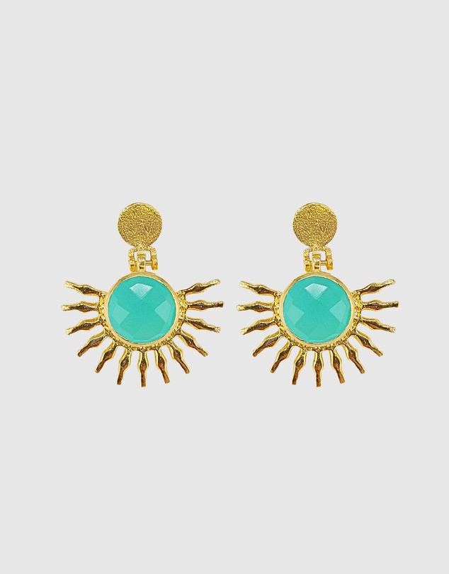 Izoa - Claire Fan Earrings
