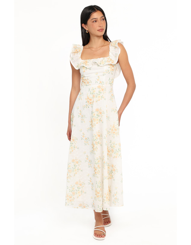 Petal & Pup - Lucille Maxi Dress - Yellow Floral