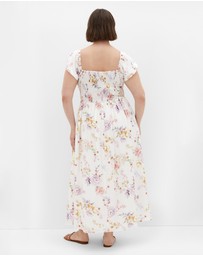 City Chic - Abbigail Floral Print Maxi Dress