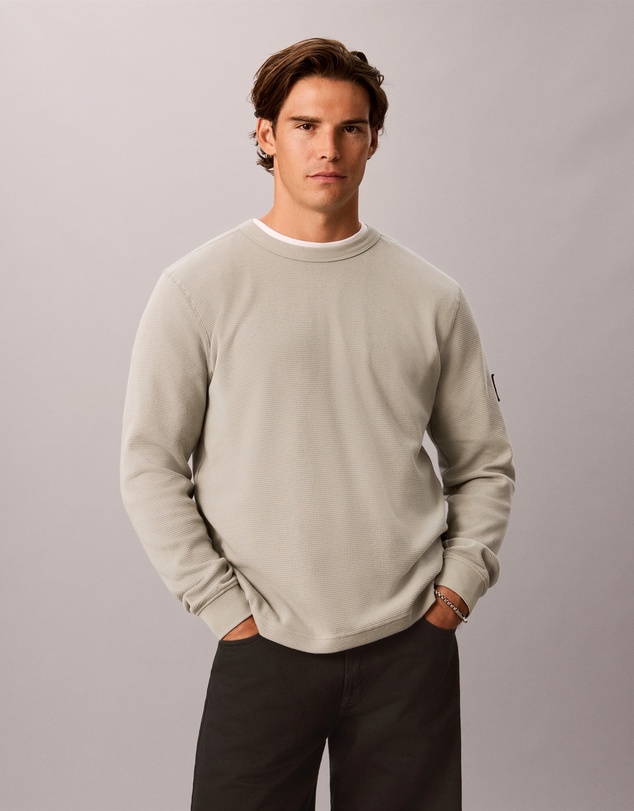 Calvin Klein Jeans - Long Sleeve Waffle T-Shirt