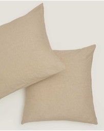 Carlotta + Gee - 100% Linen European Pillowcase Set