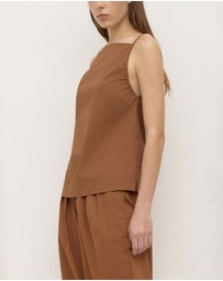Assembly Label - Annie Poplin Tank