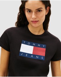 Tommy Jeans - Regular TJ Flag Short Sleeve Tee