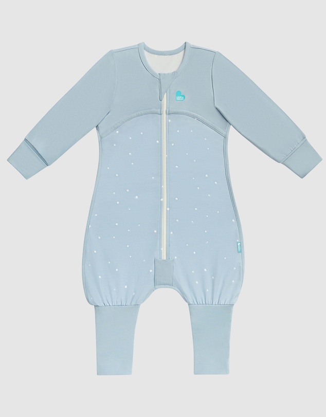 Love to Dream - Sleep Suit 1.0 TOG Stretch Cotton Twinkle Powder Blue