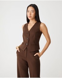 Forcast - Zara Pinstripe Vest