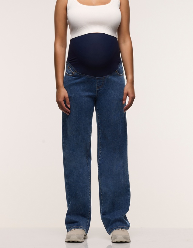 Soon Maternity - Straight Leg Overbelly Jeans