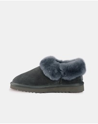 AusWooli Ugg Boots - Coogee Sheepskin Wool Ankle Slippers
