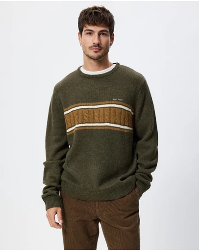 Rhythm - Mohair Stripe Knit Jumper
