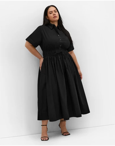 City Chic - Lana Midi Shirt Dress