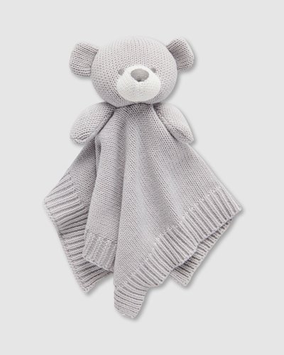 Knitted Bear Comforter
