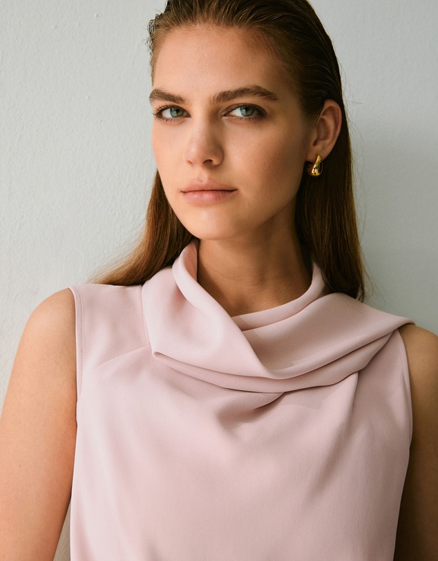 IDA+S - Dowan Drape Neck Top