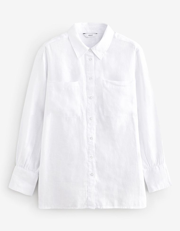 NEXT - 100% Linen Long Sleeve Shirt