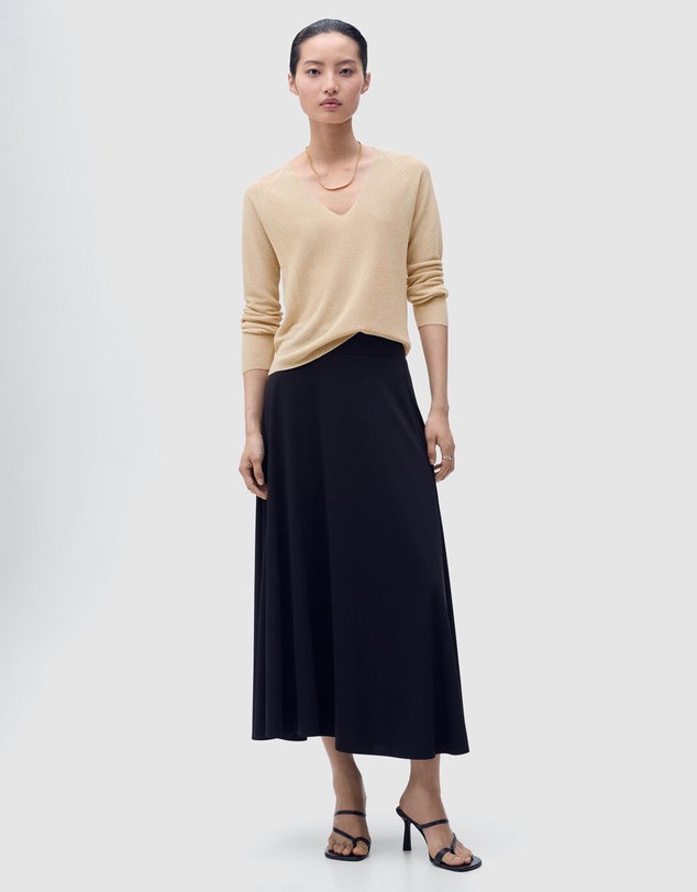 M.N.G - V-Neck Lurex Sweater