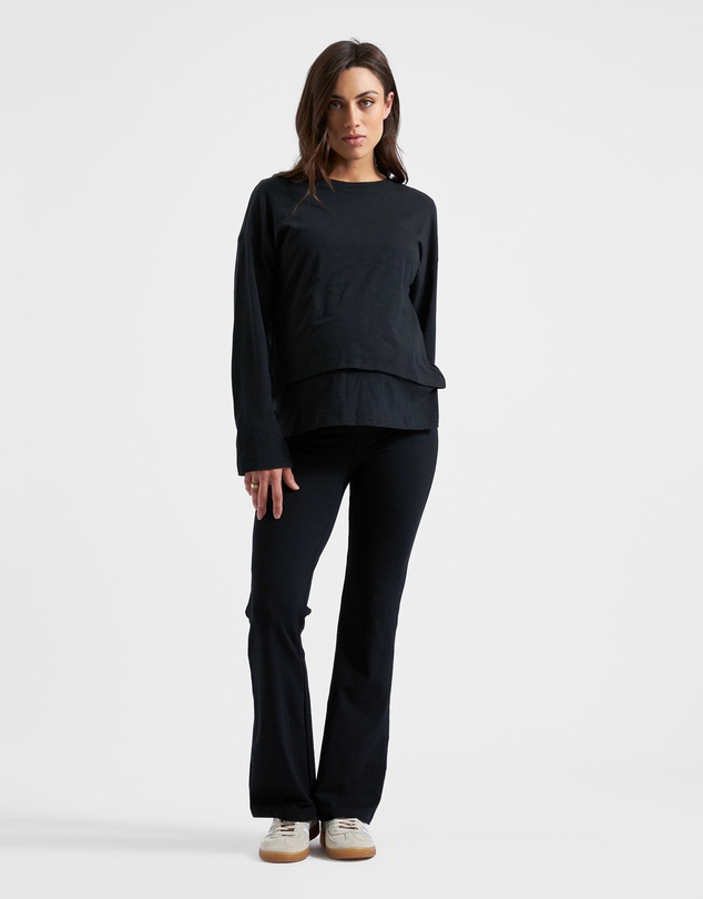 Ripe Maternity - Claud Long Sleeve Nursing Top