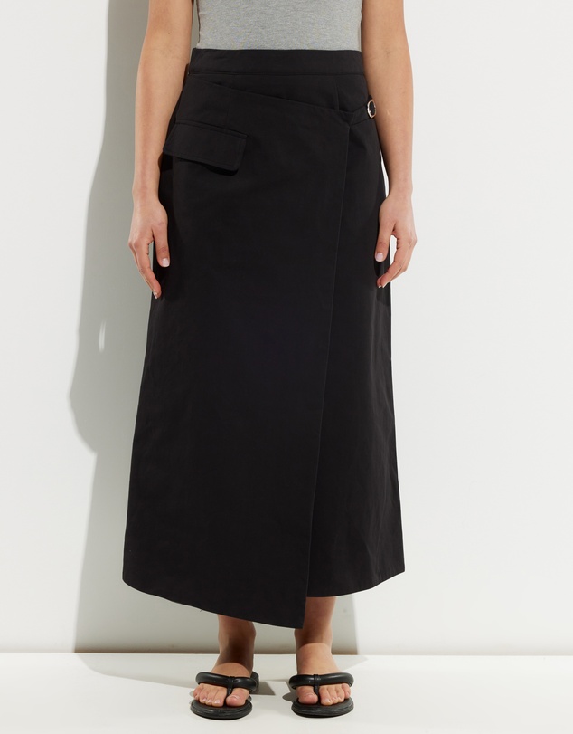 Calli - Tara Midi Twill Skirt