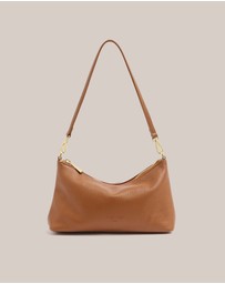 VESTIRSI - Ashley Tan Leather Crossbody Bag