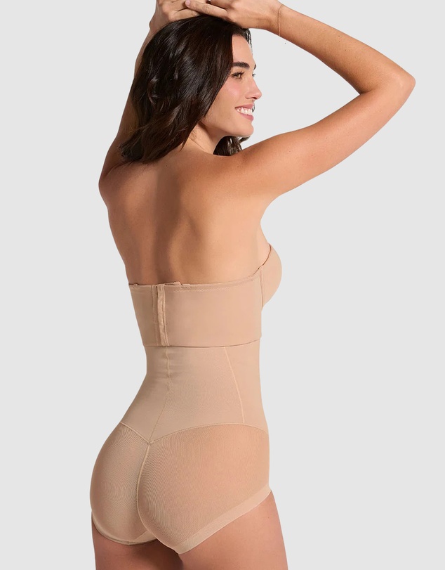 Leonisa - Sheer Highlight Extra-High Waist Butt-Lift Shaper Brief
