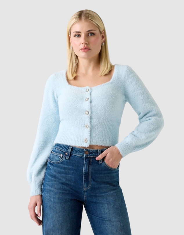 GUESS - Myko Fuzzy Cardigan