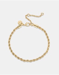 Mestige - Heirloom Fine Chain Bracelet - 18K Gold Plated