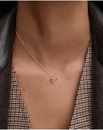 PDPAOLA - Initial 2026 W Pendant Necklace