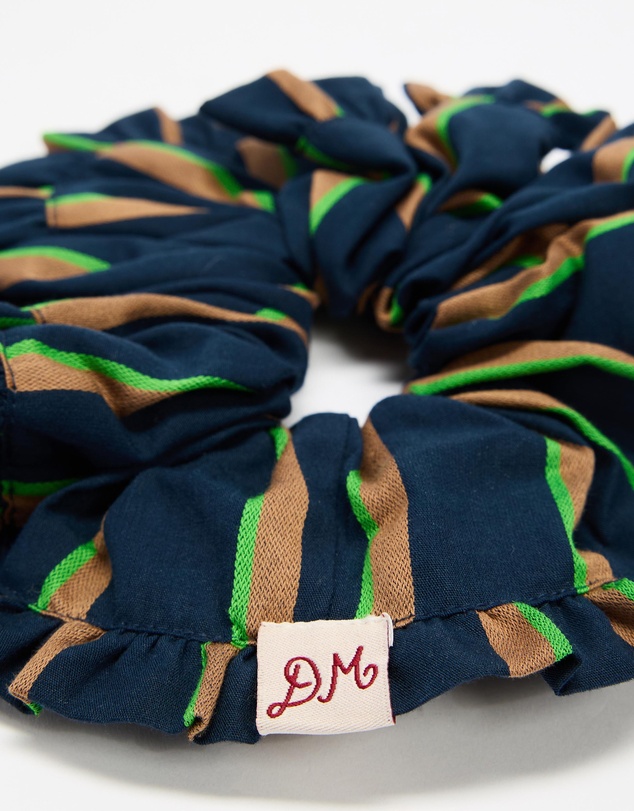 Damson Madder - Frill Edge Scrunchie